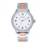 RADIANT Relógio de mulher de quartzo analógico RA627205 44mm prateado aço inoxidável