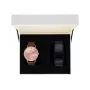Relógio RADIANT mulher RA377619T 36mm ouro rosa quartzo analógico aço inoxidável milanesa