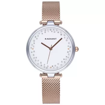 RADIANT relógio de mulher RA543203 36mm prateado aço inoxidável quartzo