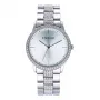 Relógio Radiant mulher RA621201 38mm bracelete milanesa aço inoxidável prateado quartzo analógico