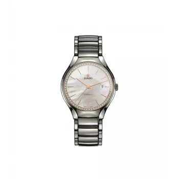 RADO HyperChrome Cronógrafo automático relógio para homem 40mm cerâmica de alta tecnologia Plasma mostrador cinzento R27057852
