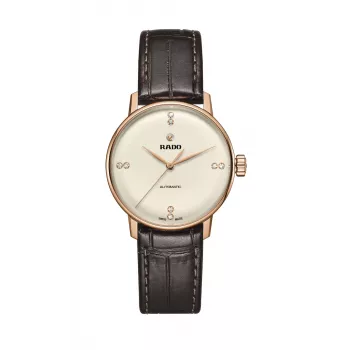 RADO True Thinline Les Couleurs Le Corbusier relógio de mulher R22865765 31,8mm cerâmica branca