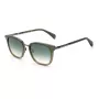 Óculos de sol unissexo RAG&BONE RNB6000S1ED1E formato quadrado Havana tartaruga 52mm