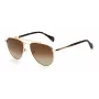 Óculos de sol quadrados RAG&BONE para mulher RNB1044GS3YG5 havana castanho 55/17/145 mm
