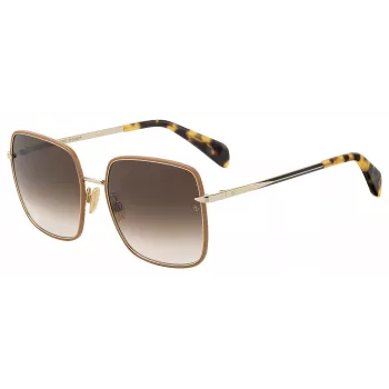 Óculos de sol RAG&BONE mulher RNB1032S01Q58 Havana escuro castanho degradê 58 mm