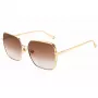 RAG&BONE Óculos de sol de mulher RNB1054GS010 - armação preta em acetato, lentes cinzentas de policarbonato, 58 mm