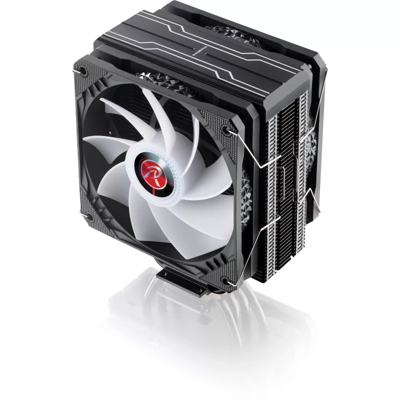 RAIJINTEK ELEOS 12 DUO RBW 120 mm refrigeração líquida All-in-One para CPU, Preto