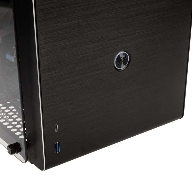 Caixa Micro-ATX Raijintek Ophion M Evo TGS, vidro temperado - preto