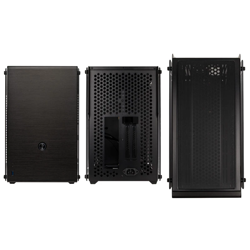 Caixa Micro-ATX Raijintek Ophion M Evo TGS, vidro temperado - preto