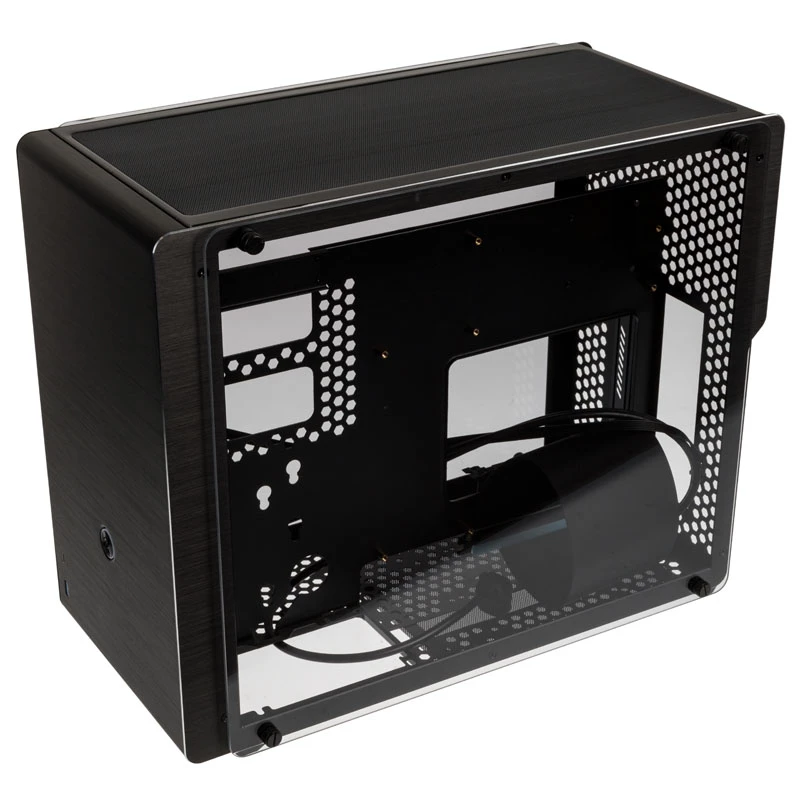 Caixa Micro-ATX Raijintek Ophion M Evo TGS, vidro temperado - preto