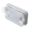 Temporizador de casa de banho RAINPOINT BALDRTHERM B0549STH com monitor de temperatura e humidade, proteção contra salpicos IP24, contagem decrescente/crescente, retroiluminação LCD, ventosa/suporte/montagem na parede