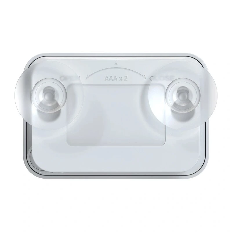 Temporizador de casa de banho RAINPOINT BALDRTHERM B0549STH com monitor de temperatura e humidade, proteção contra salpicos IP24, contagem decrescente/crescente, retroiluminação LCD, ventosa/suporte/montagem na parede