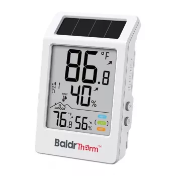 RAINPOINT BALDRTHERM B0707 Termo-Higrómetro Solar com Sensor Exterior