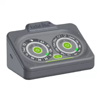 Conjunto de rega RainPoint IK149 para plantas em vaso - sistema de rega gota a gota automático para 10 vasos, alimentação USB/pilhas, ecrã LCD