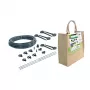 Conjunto de rega por aspersão RAINPOINT - sistema de rega completo com 2 aspersores reguláveis, engate rápido, adaptador de torneira