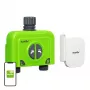 RainPoint Controlador de rega WiFi de 2 zonas com gateway