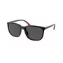 Óculos de sol Ralph Lauren homem PH4185U537587 - armação quadrada Havana, lentes verde escuro, 56/18/145 mm