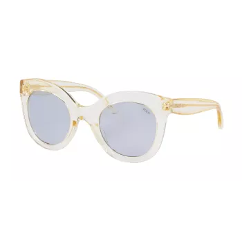 Óculos de sol de senhora RALPH LAUREN PH4148-50341A Cat Eye Havana castanho degradê 49mm