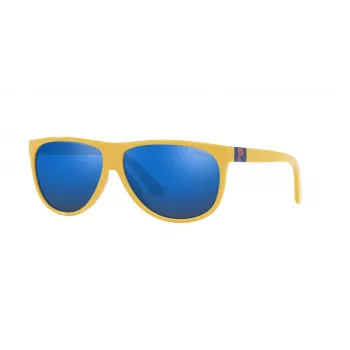 Óculos de sol Ralph Lauren PH4174-596155 para homem Havana propionato retangular 60/12/140 mm