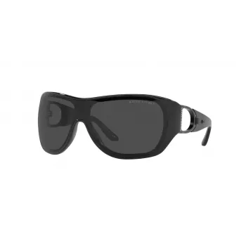 Óculos de sol Ralph Lauren mulher Cat-Eye RL8189Q500187 preto brilhante cinzento 54mm