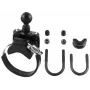 RAM MOUNTS RAM-B-231Z-2U Base com Abraçadeira em U & Cinta UTV - Preto
