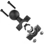 Suporte de guiador RAM Mounts RAM-B-408-37-62U U-Bolt – calha 3/8 polegadas-5/8 polegadas, esfera tamanho B de 1 polegada, preto