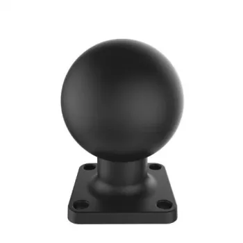 RAM Mounts UNPKD RAM base 2 x 2 com esfera – esfera de 1 polegada, placa AMPS, preto