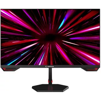 Rampage Crimson CR25RF Monitor de gaming Fast IPS de 24,5 polegadas, 300Hz, 1ms, Full HD, HDR10, FreeSync Premium, Compatível com G-Sync, Altura ajustável