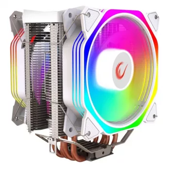 Arrefecedor de CPU Rampage Octagon C60 LGA 1700/AM5 1800RPM 2x120mm ARGB branco