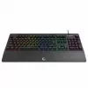 Rampage Simula RGB Macro KB-GX65 teclado gaming de membrana com fios e apoio de pulso, preto