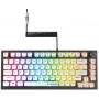 Teclado gaming com fios Rampage Zenith Pro 8000Hz, efeito Hall, RGB, Gateron KS-20, preto
