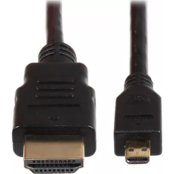 Cabo Raspberry Pi Micro HDMI para HDMI 2.0 4K 60Hz 3m Pi 4 (K-1481-3M)