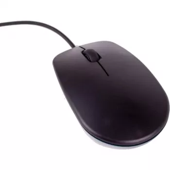 Raspberry Pi Rato oficial (preto/cinzento) - Rato ótico USB com fio ambidestro, 1000 DPI, 3 botões, roda de scroll, Plug & Play para Raspberry Pi, PC, Mac