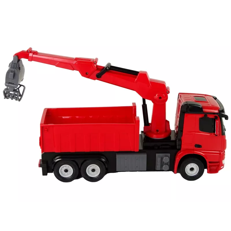 RASTAR Mercedes-Benz Camião de reboque vermelho 15276