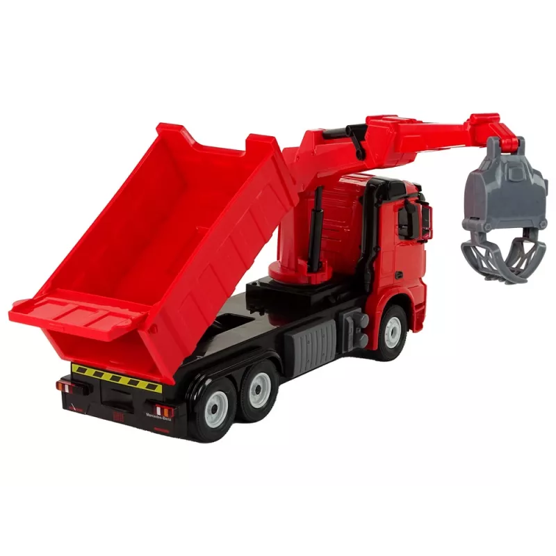 RASTAR Mercedes-Benz Camião de reboque vermelho 15276