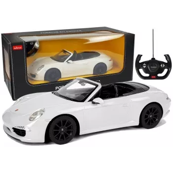 RASTAR Carro Telecomandado Porsche 911 Carrera S Branco 1:12