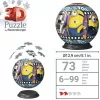 RAVENSBURGER Puzzleball 3D Minions 3 - 72 peças