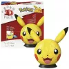Ravensburger Puzzleball 3D Pokémon Pikachu com Orelhas - 54 peças