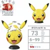 Ravensburger Puzzleball 3D Pokémon Pikachu com Orelhas - 54 peças