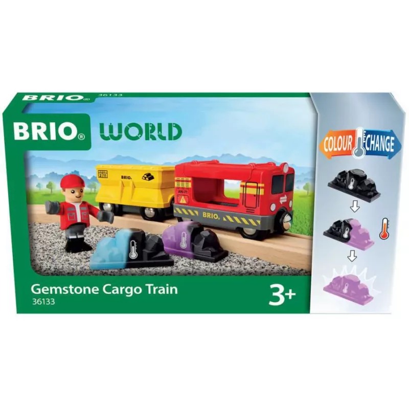 RAVENSBURGER BRIO World Comboio de Mercadorias com Vagão de Mudança de Cor