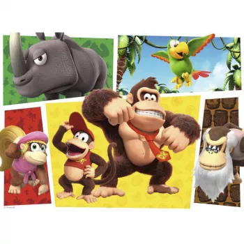 Ravensburger Puzzle infantil Nintendo Super Mario - Os macacos estão soltos! (100 peças)