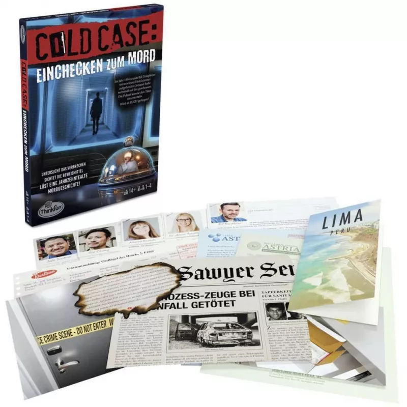RAVENSBURGER Cold Case: Einchecken zum Mord Jogo de detetive cooperativo