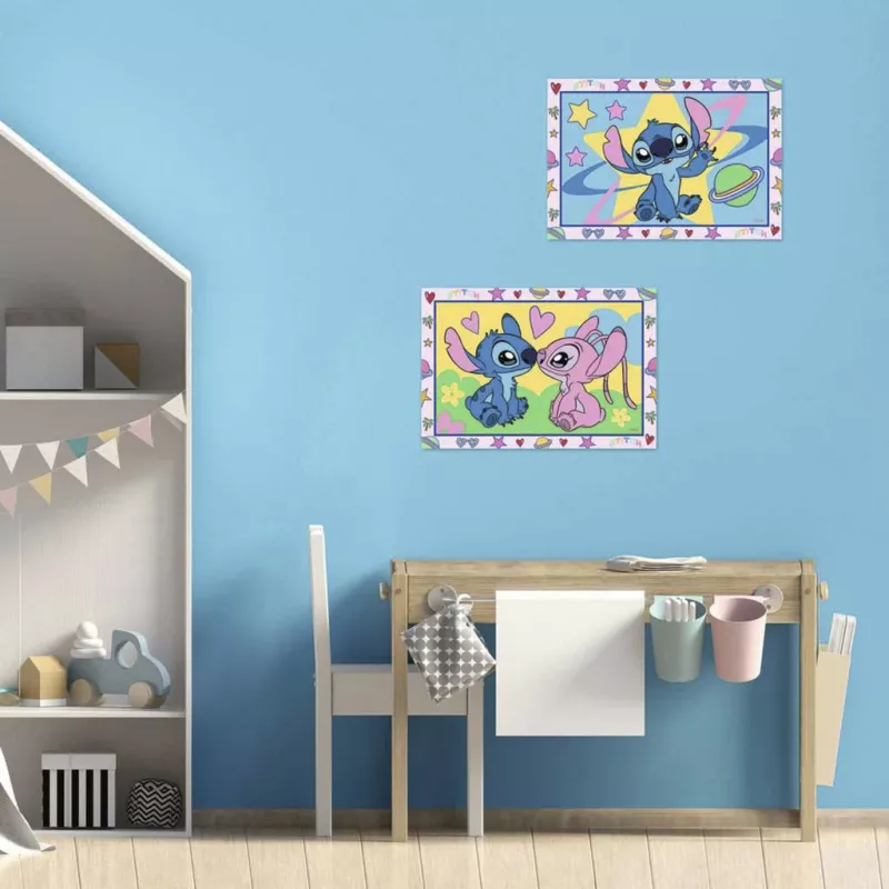 RAVENSBURGER CreArt Junior - Stitch & Angel conjunto de pintura por números