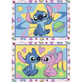 RAVENSBURGER CreArt Junior - Stitch & Angel conjunto de pintura por números