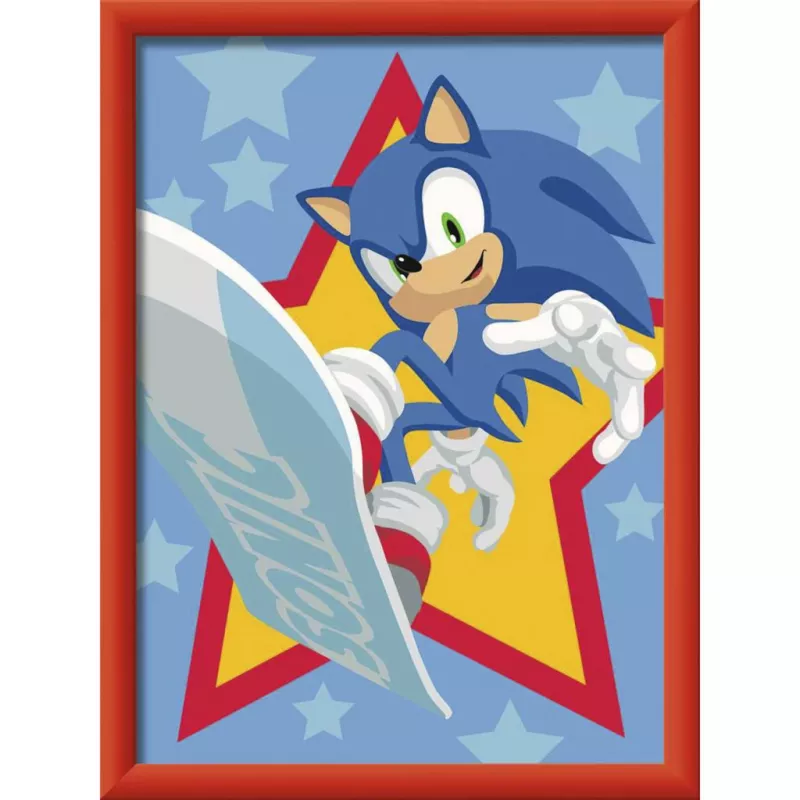Ravensburger CreArt - Sonic Veloz Pintar por Números