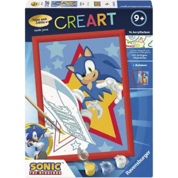 Ravensburger CreArt - Sonic Veloz Pintar por Números