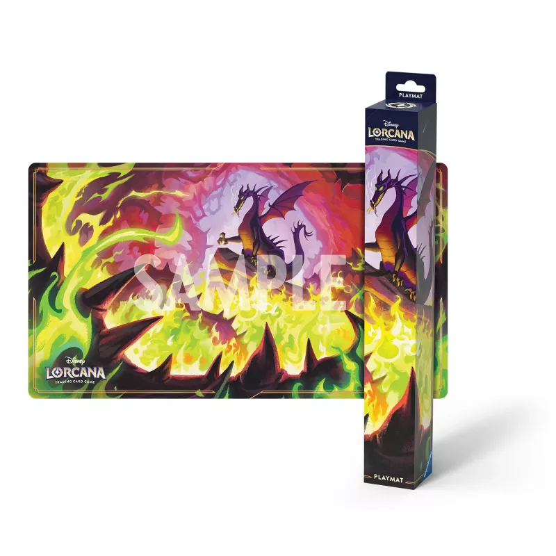 Ravensburger Disney Lorcana TCG: Winter Magic - Tapete de Jogo Dragonfire