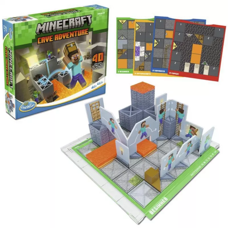 Ravensburger Minecraft Cave Adventure Expansão de Jogo de Tabuleiro