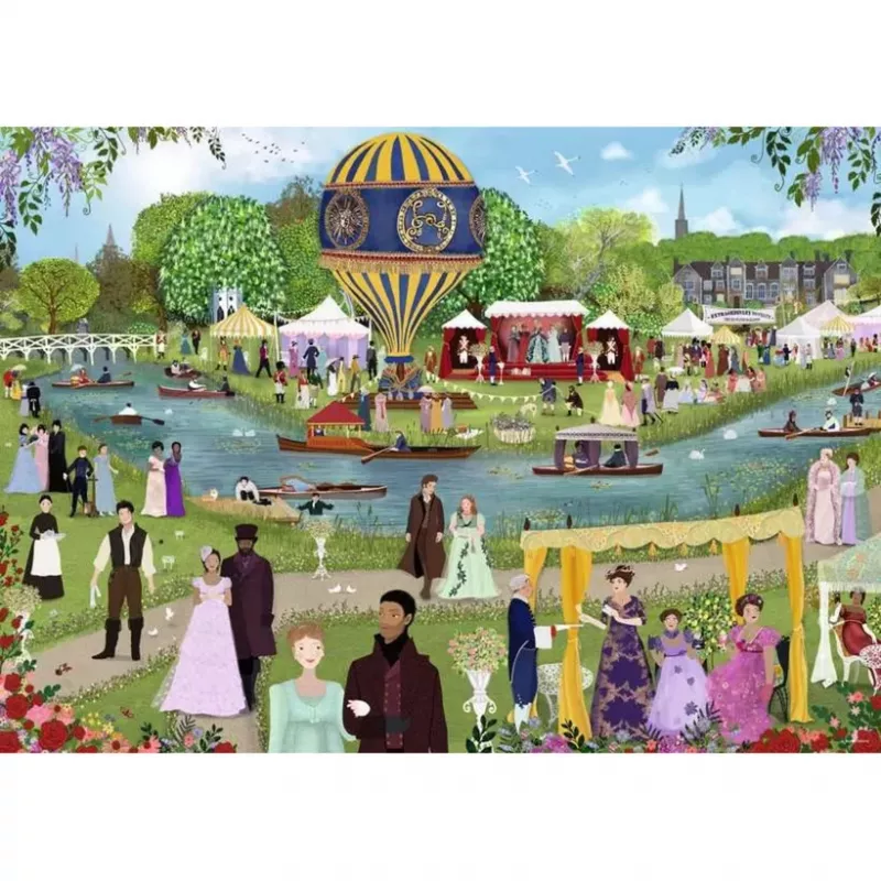 Puzzle Ravensburger Bridgerton - To See and Be Seen 1000 peças