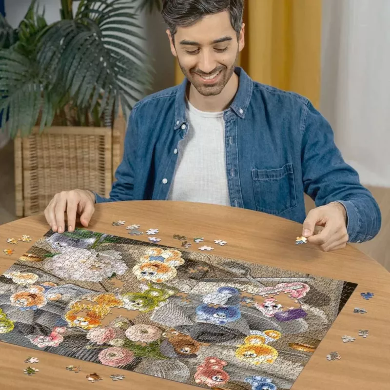 RAVENSBURGER Puzzle Gelini Põem a Mesa (1000 Peças)